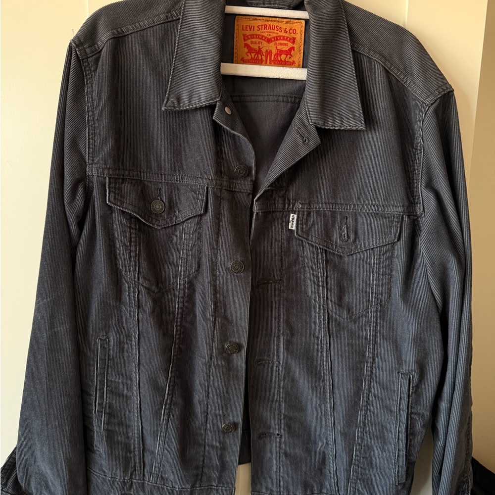 Levi's Gray/Blue Corduroy Jacket